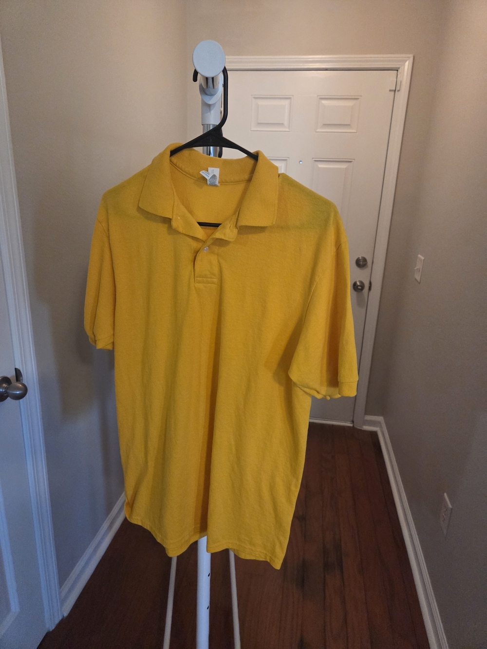 Men's Yellow Polo Shirt - Classic Short Sleeve